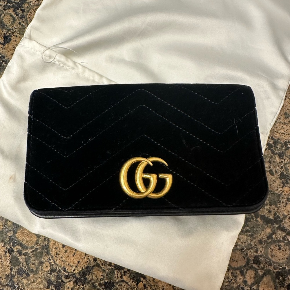 Gucci velvet crossbody